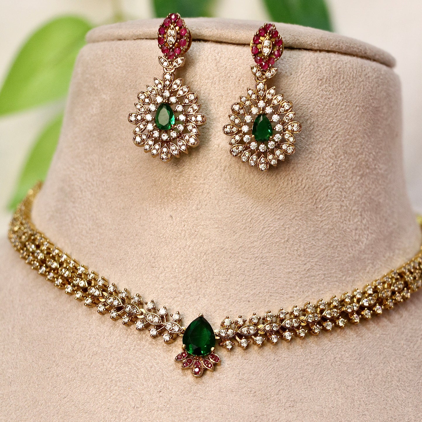 Elegant AD Stone Necklace