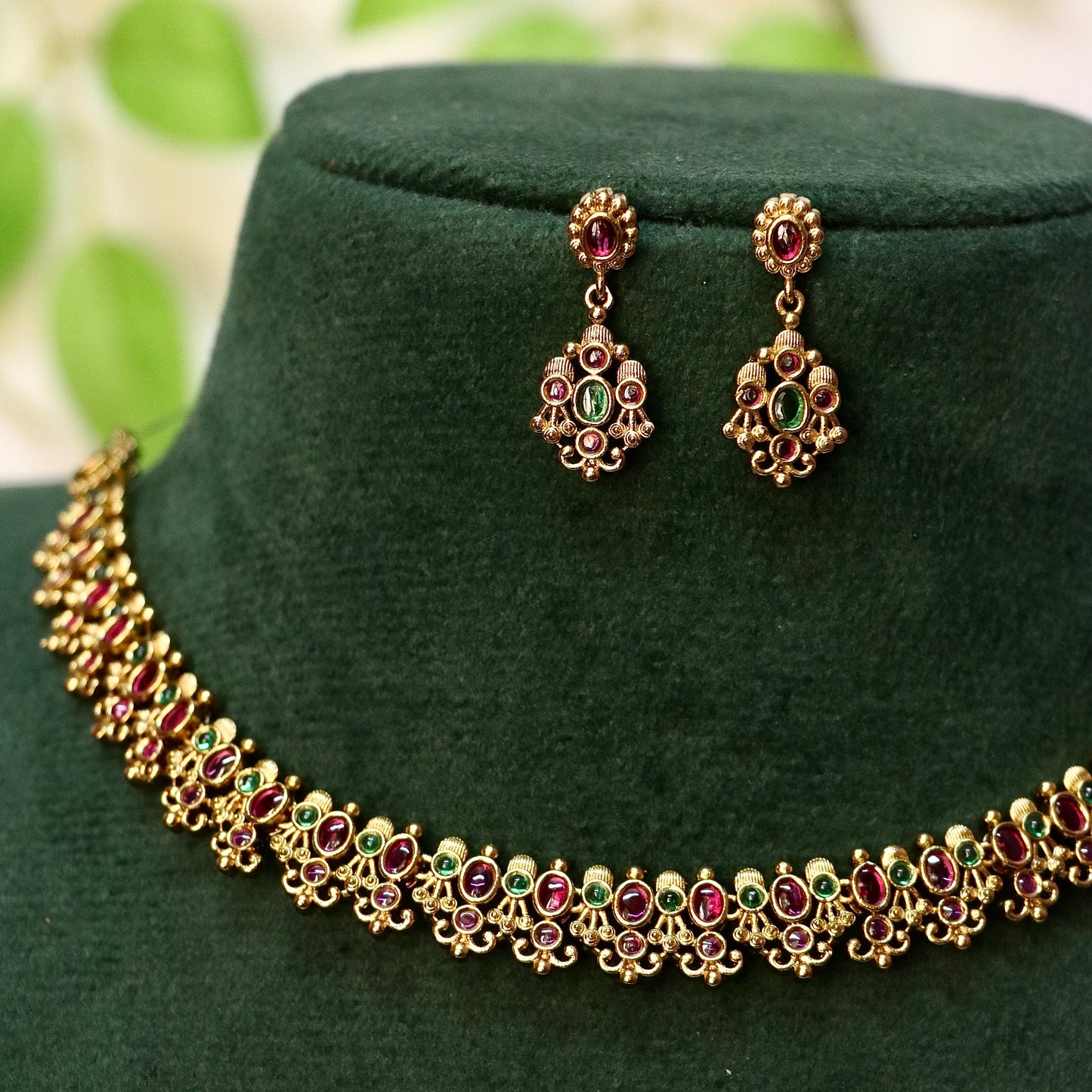 Bridal Simple Set Combo Necklace - Short / Long Necklace