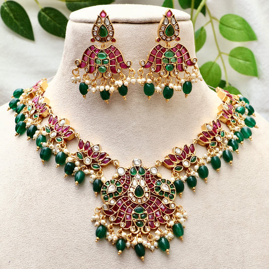 Kundan Kemp Necklace