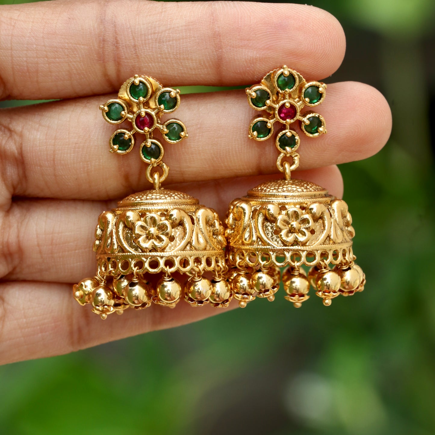 Kemp Antique Jhumkas