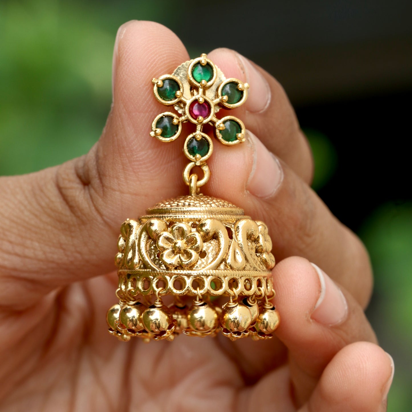 Kemp Antique Jhumkas