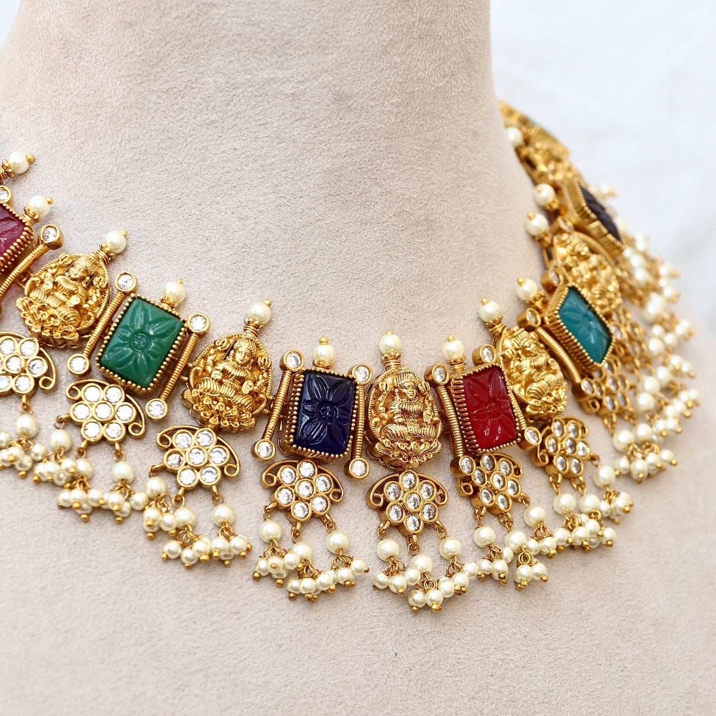 Lakshmi Navaratna Necklace