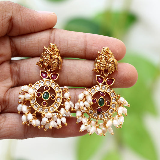 Stone Temple Earrings