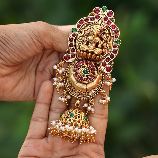 Stone Lakshmi Antique Jada Billa