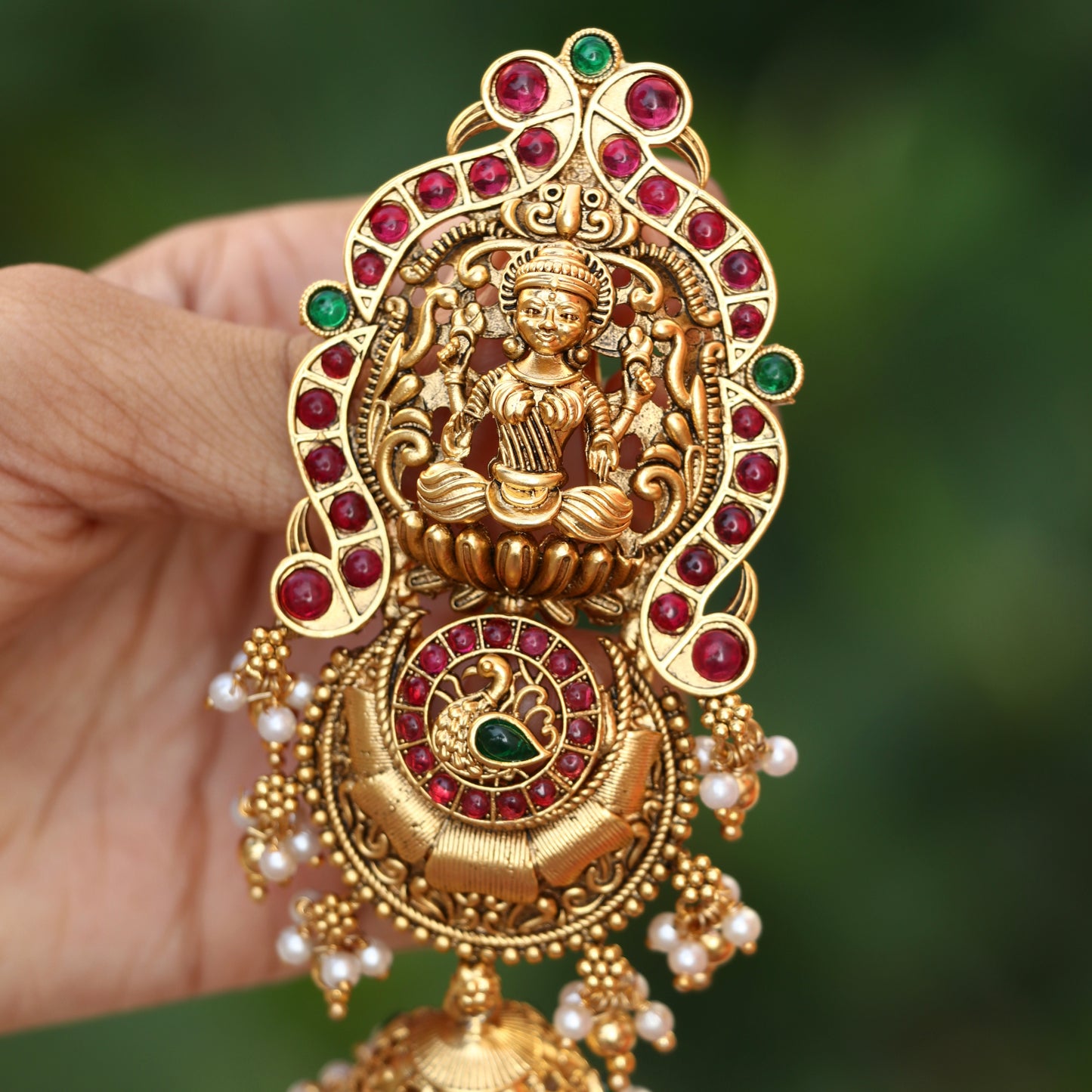 Stone Lakshmi Antique Jada Billa