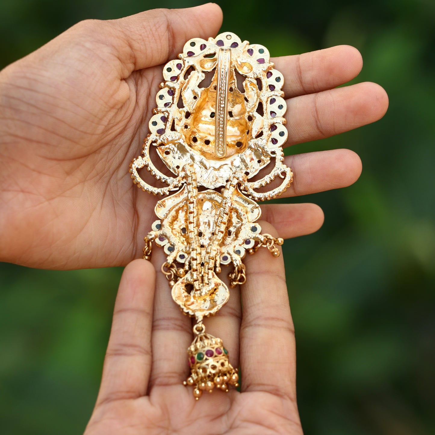 Stone Lakshmi Antique Jada Billa