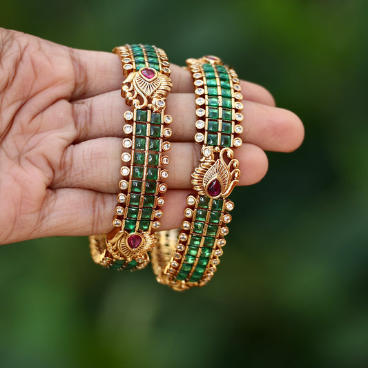 Emerald Bangles