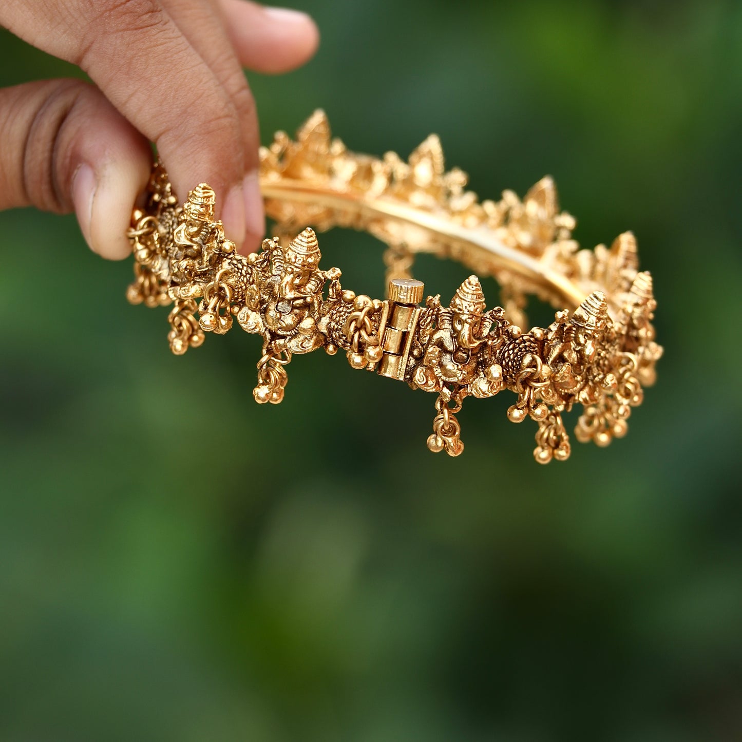Ganesh Antique Bangles - 2.8