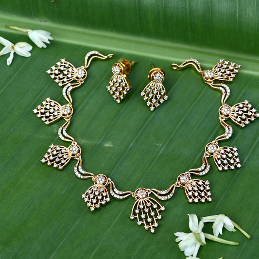 White Stone Necklace