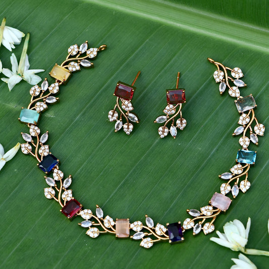 Multi Stone Necklace
