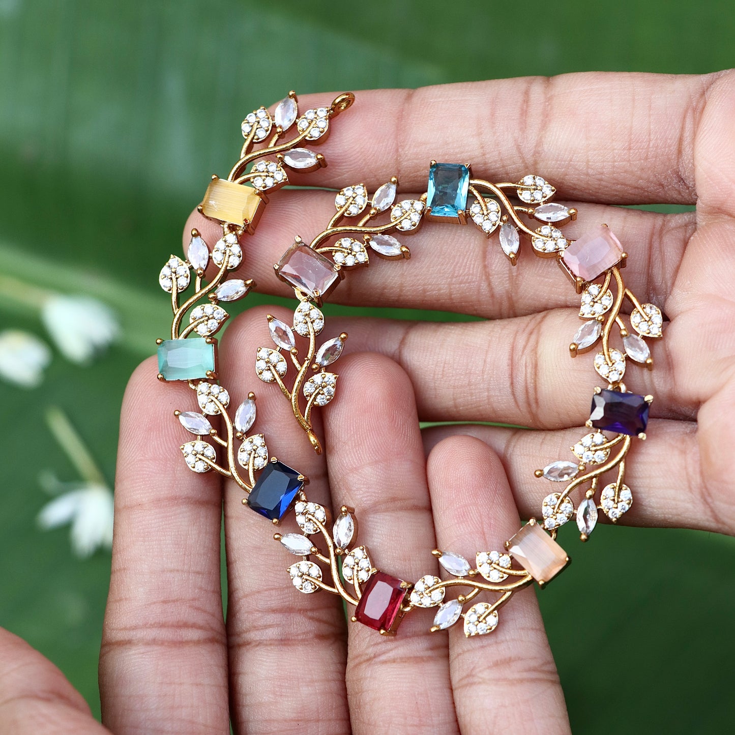 Multi Stone Necklace