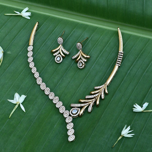 White Stone Necklace