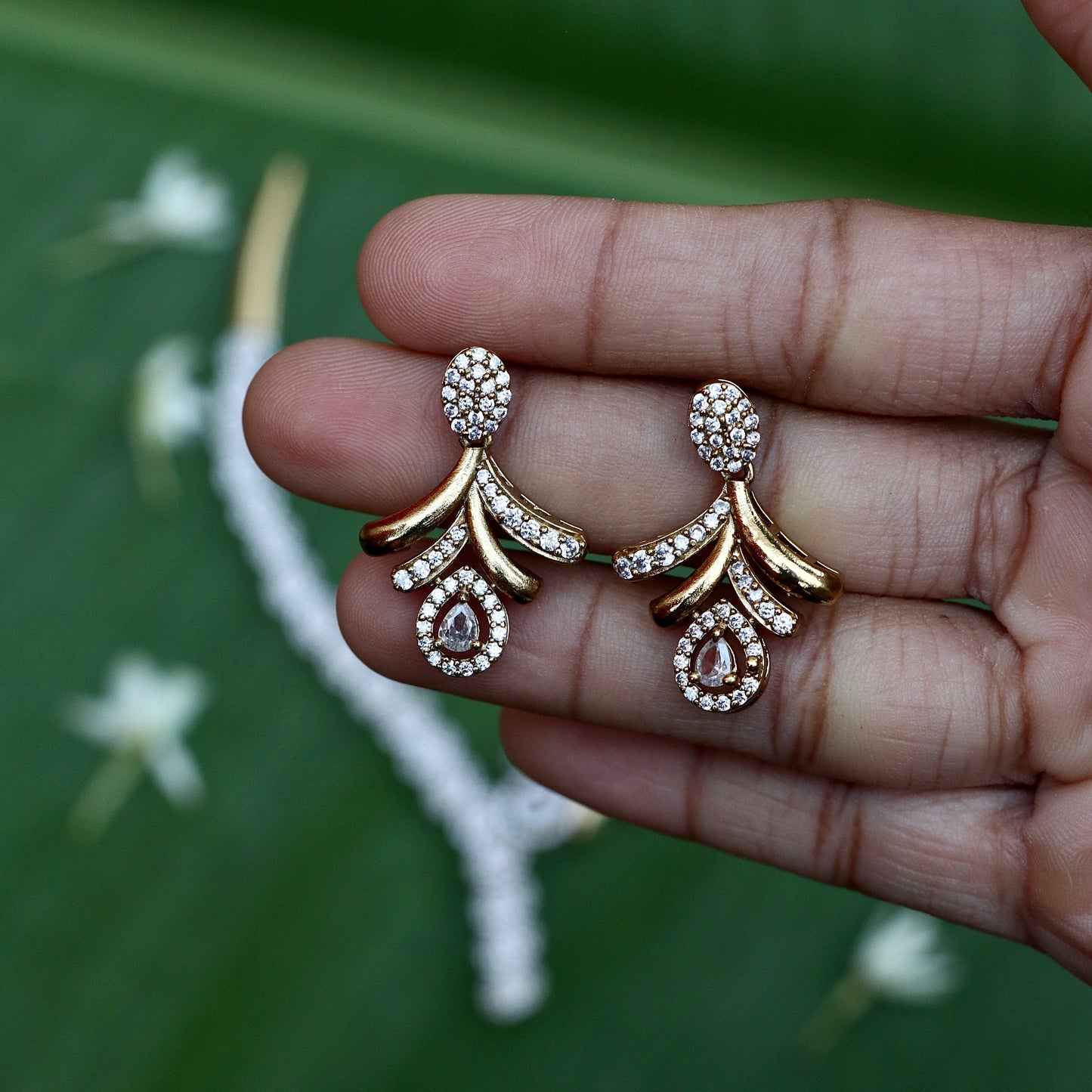 White Stone Necklace