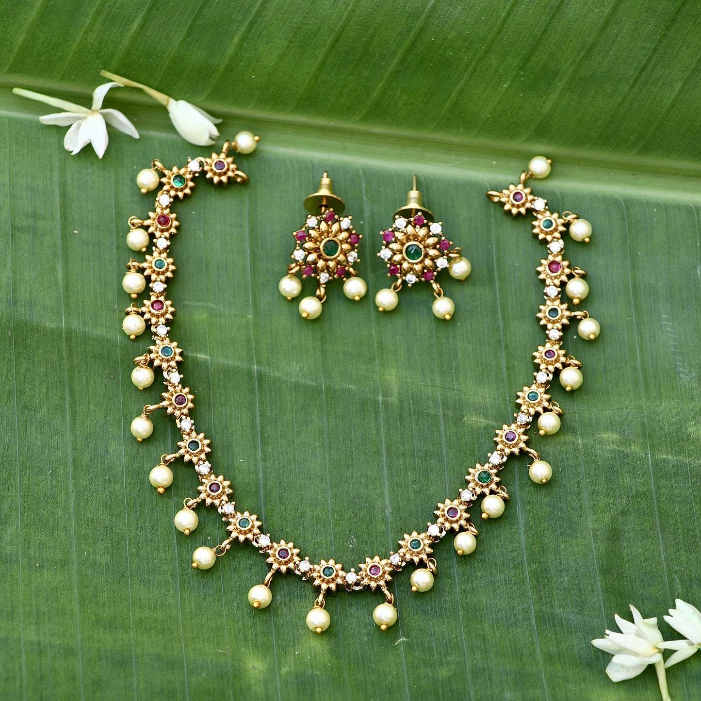 Pearl Stone Necklace