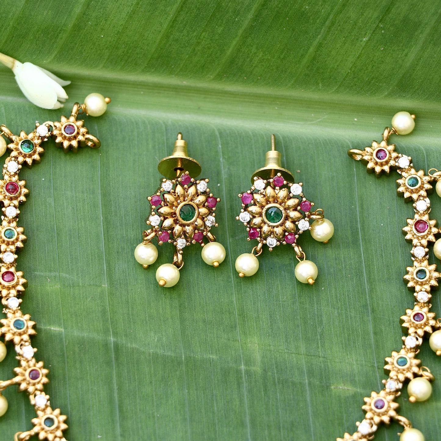 Pearl Stone Necklace
