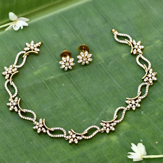 White Stone Necklace