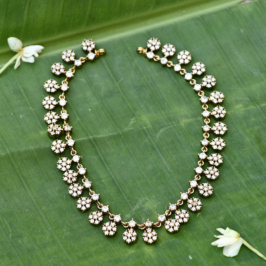 White Stone Necklace