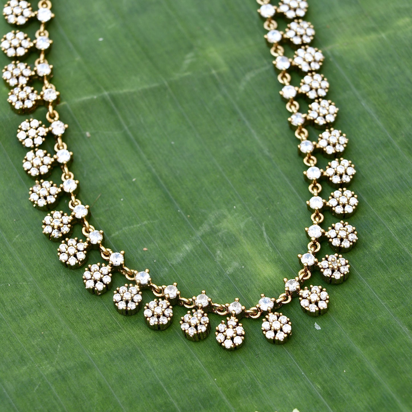 White Stone Necklace
