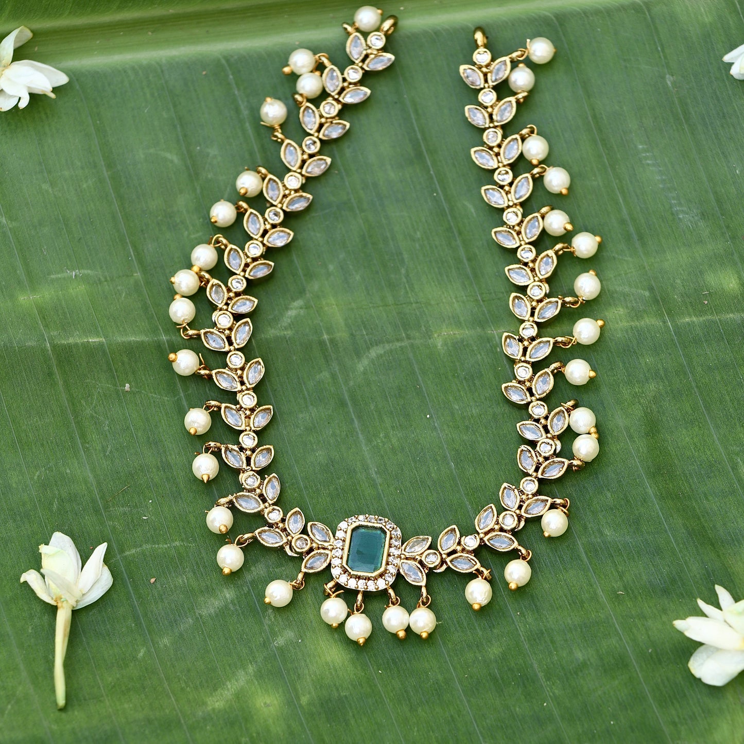 White Stone Necklace