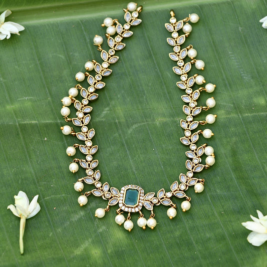 White Stone Necklace