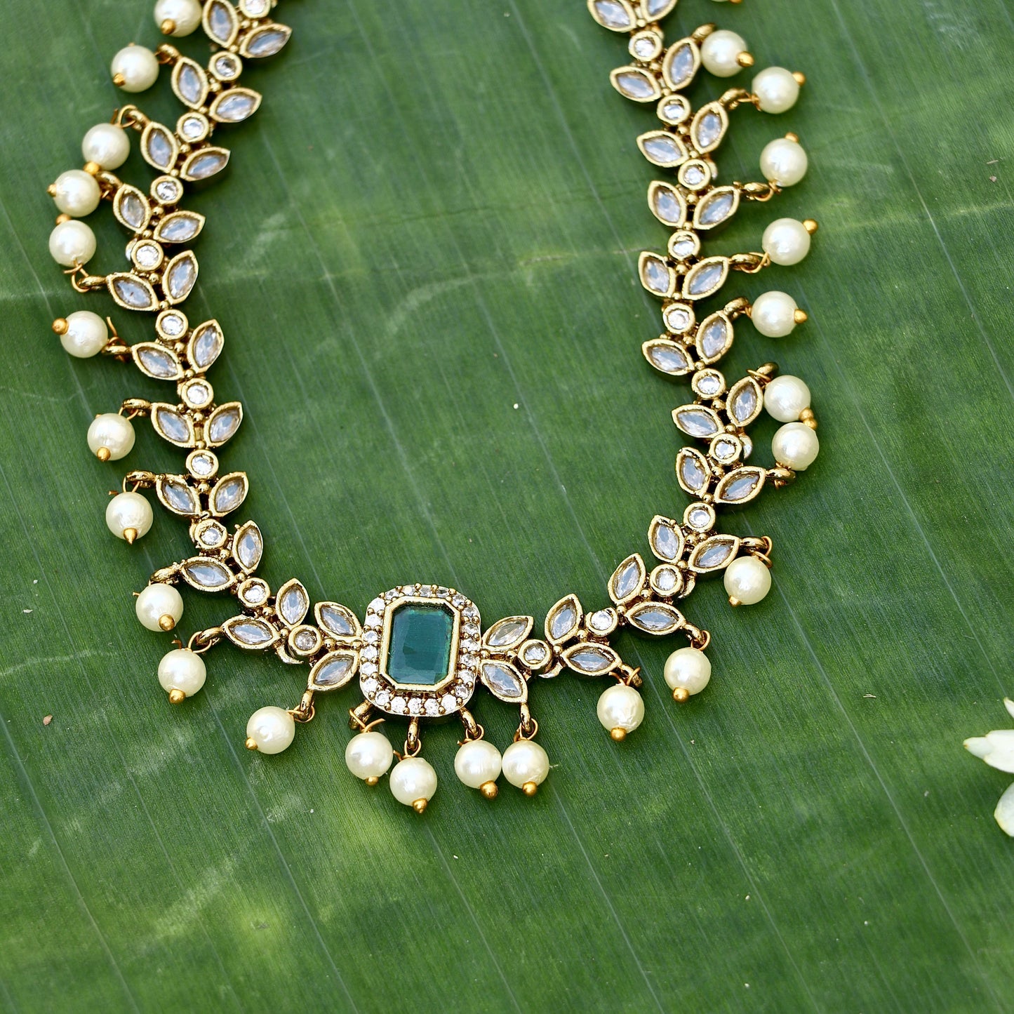 White Stone Necklace