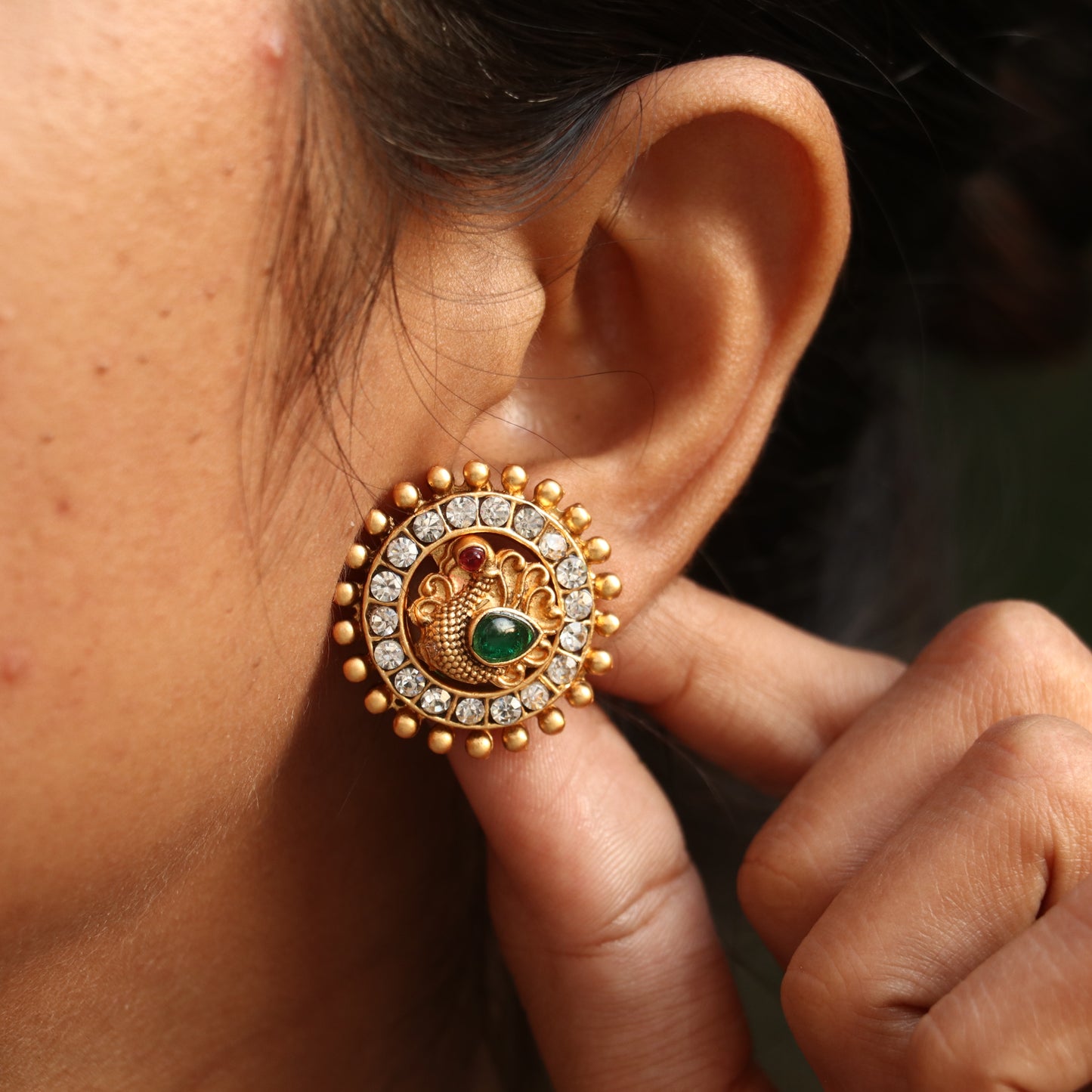 Antique Interchangeable Stud Earrings