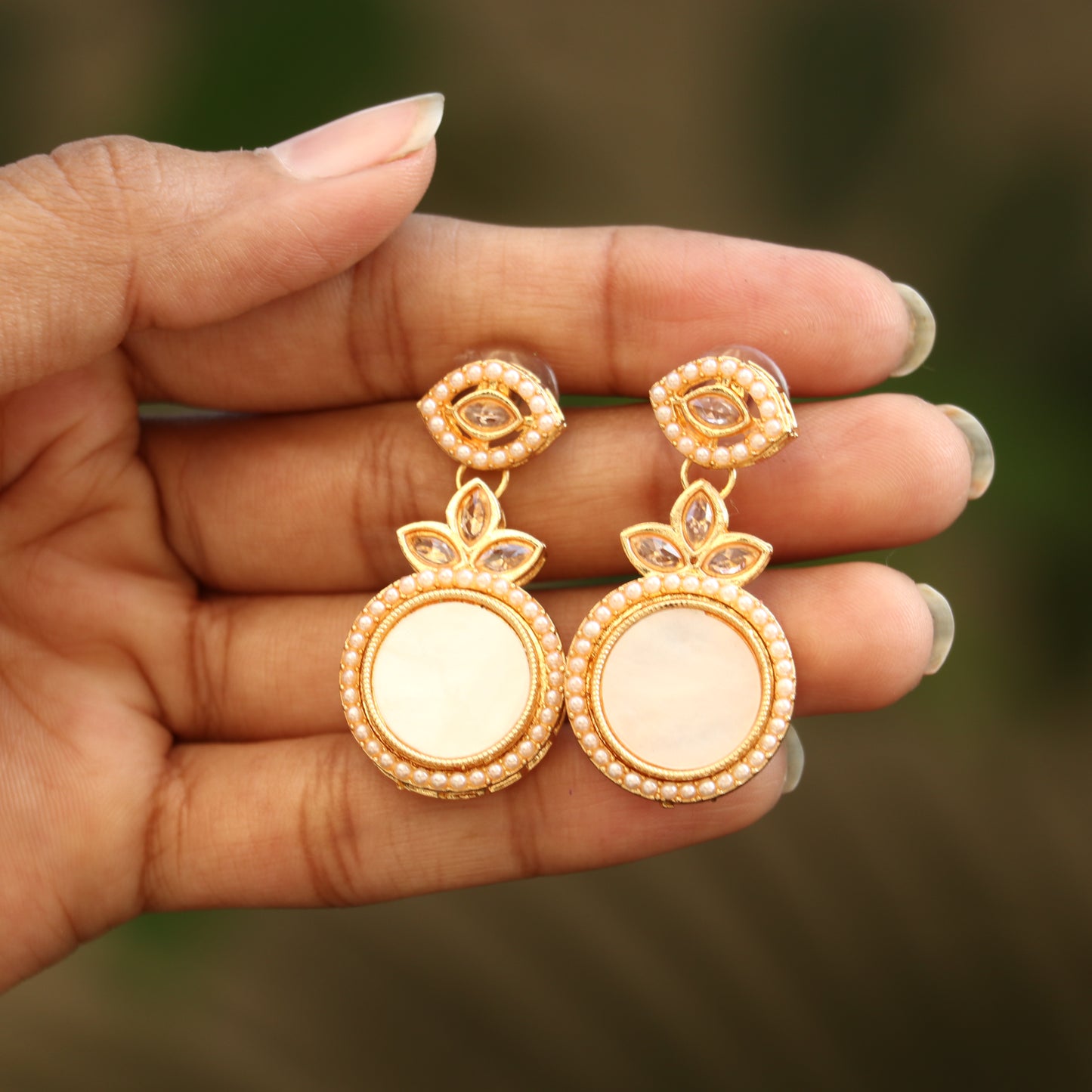 Interchangeable Earrings - Total 6 Colors