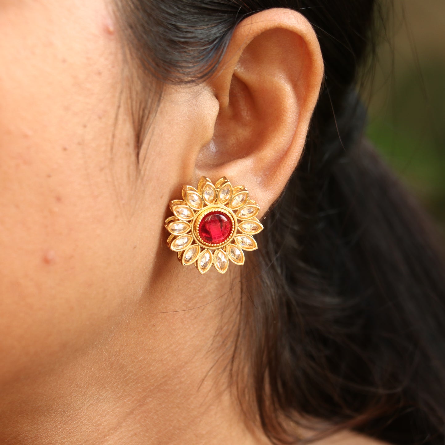 Interchangeable Earrings - Total 6 Colors