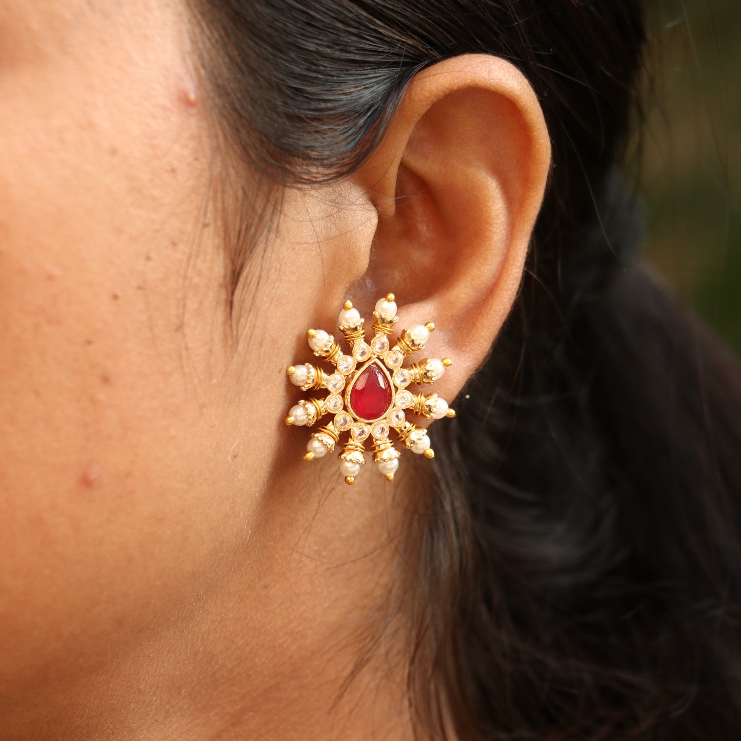 Interchangeable Earrings - Total 6 Colors