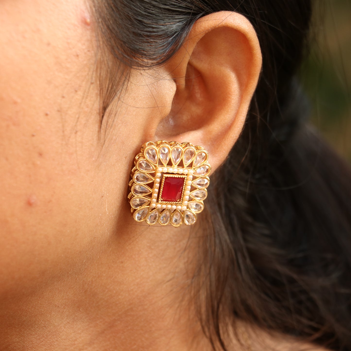 Interchangeable Stud Earrings