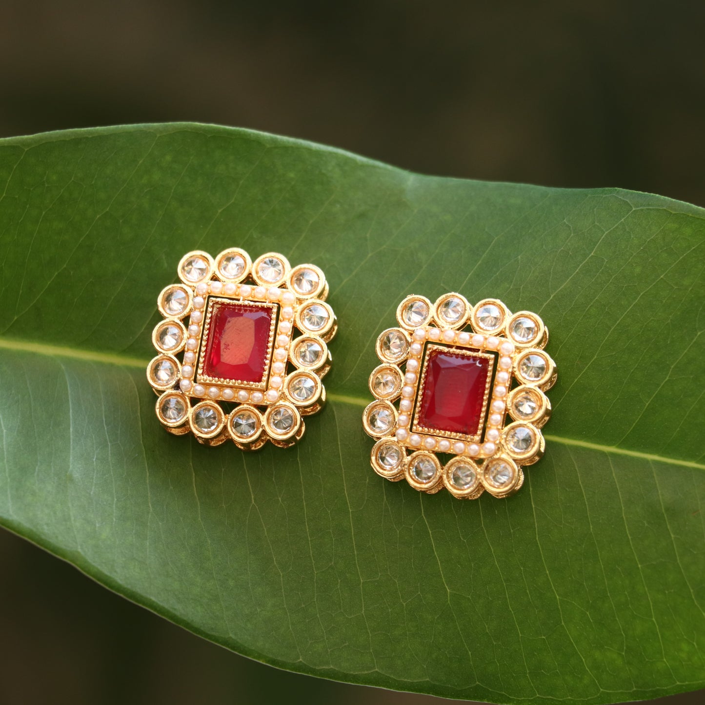 Interchangeable Stud Earrings