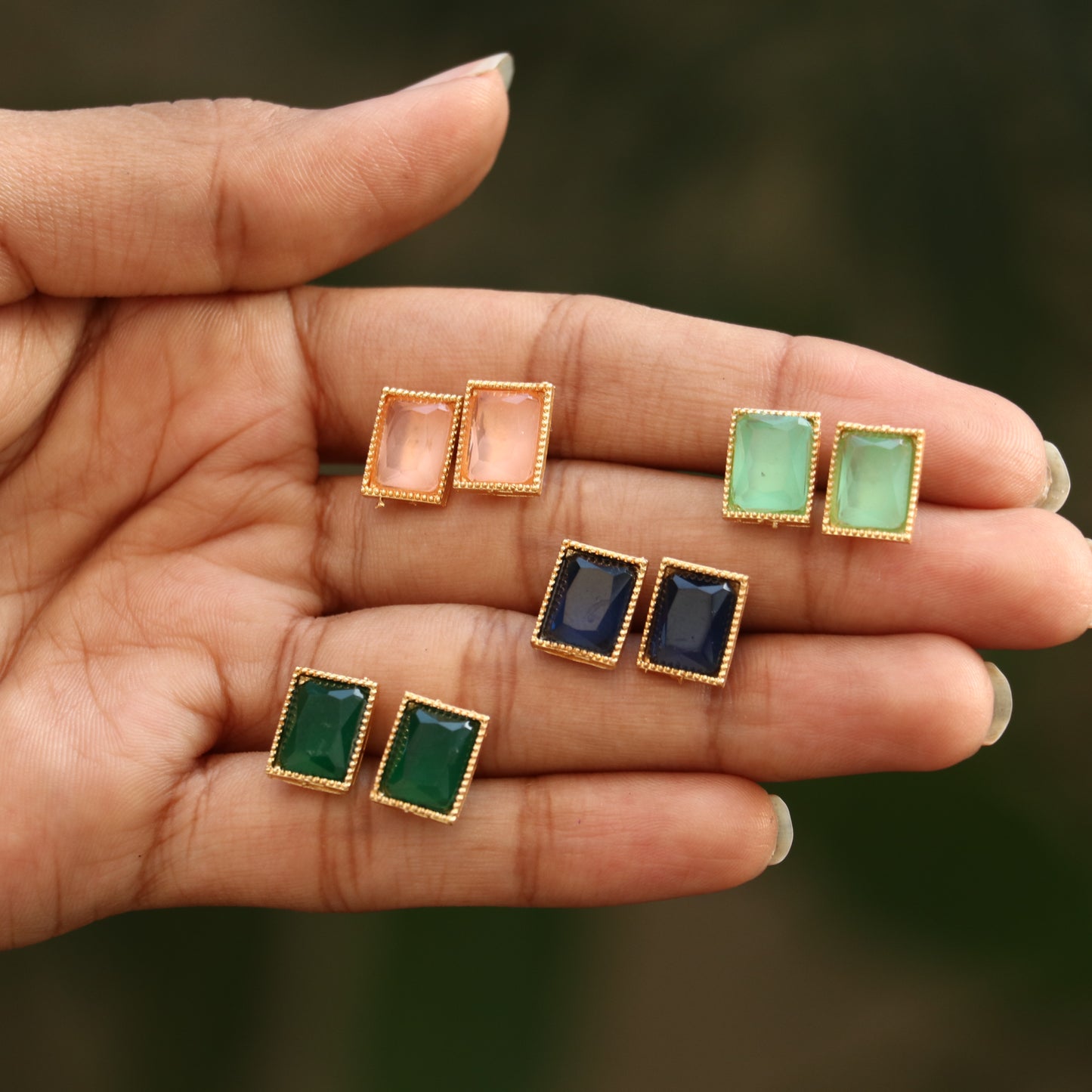 Interchangeable Stud Earrings