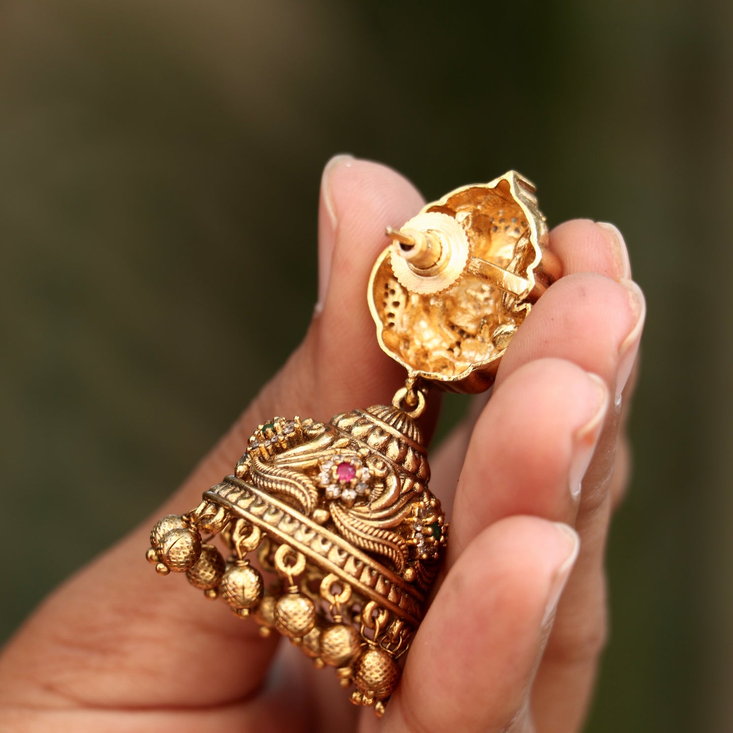 Antique Lakshmi Jhumkas
