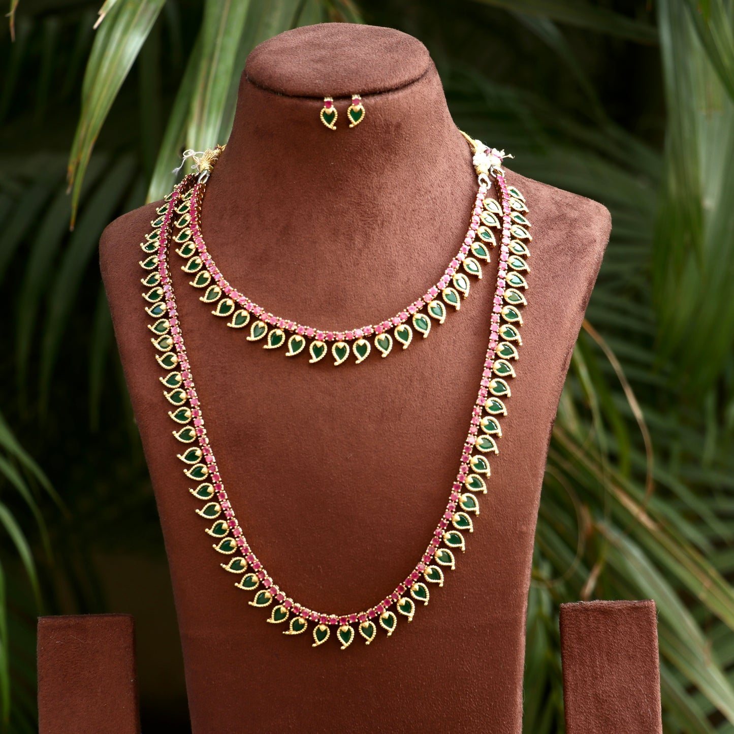 Emerald Mango Jewellery Set