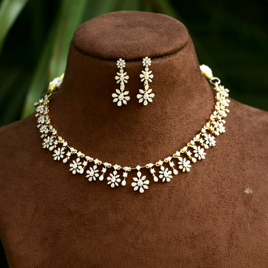 White Stone Necklace
