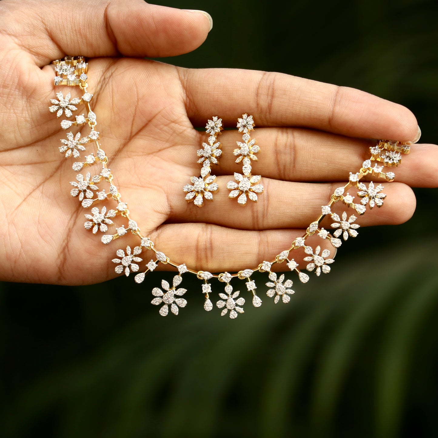 White Stone Necklace