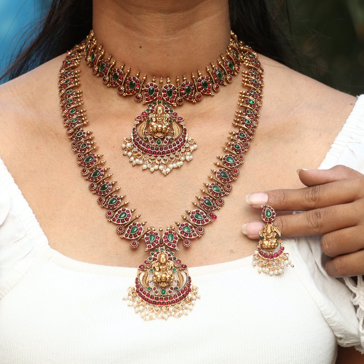 Antique Kemp Mango Bridal Jewellery Set