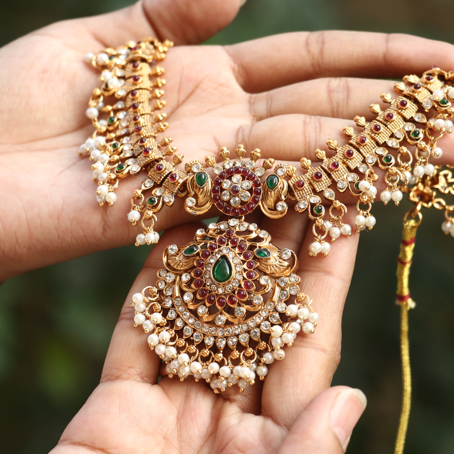 Antique Kemp Guttapusalu Bridal Jewellery Set