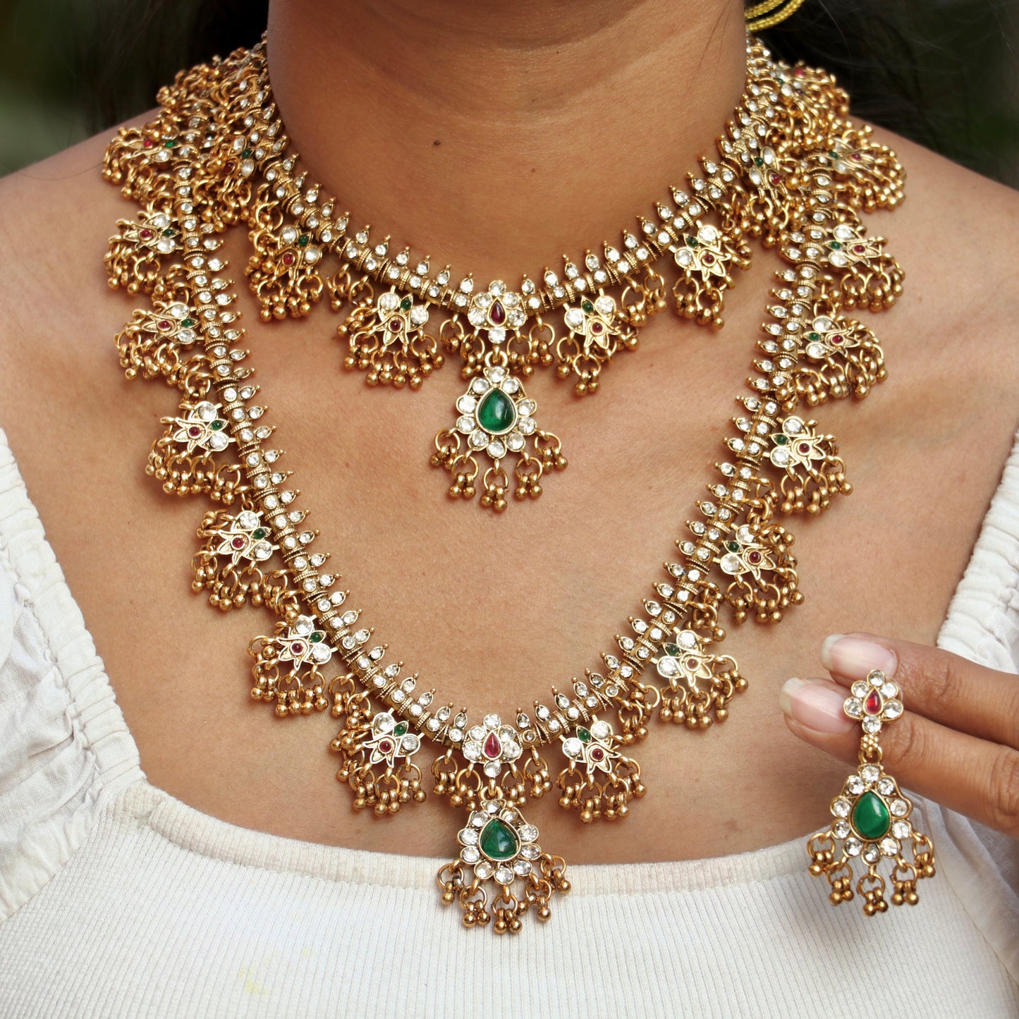 Antique Guttapusalu Bridal Jewellery Set