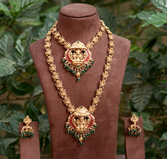 Antique Lakshmi Bridal Jewellery Set
