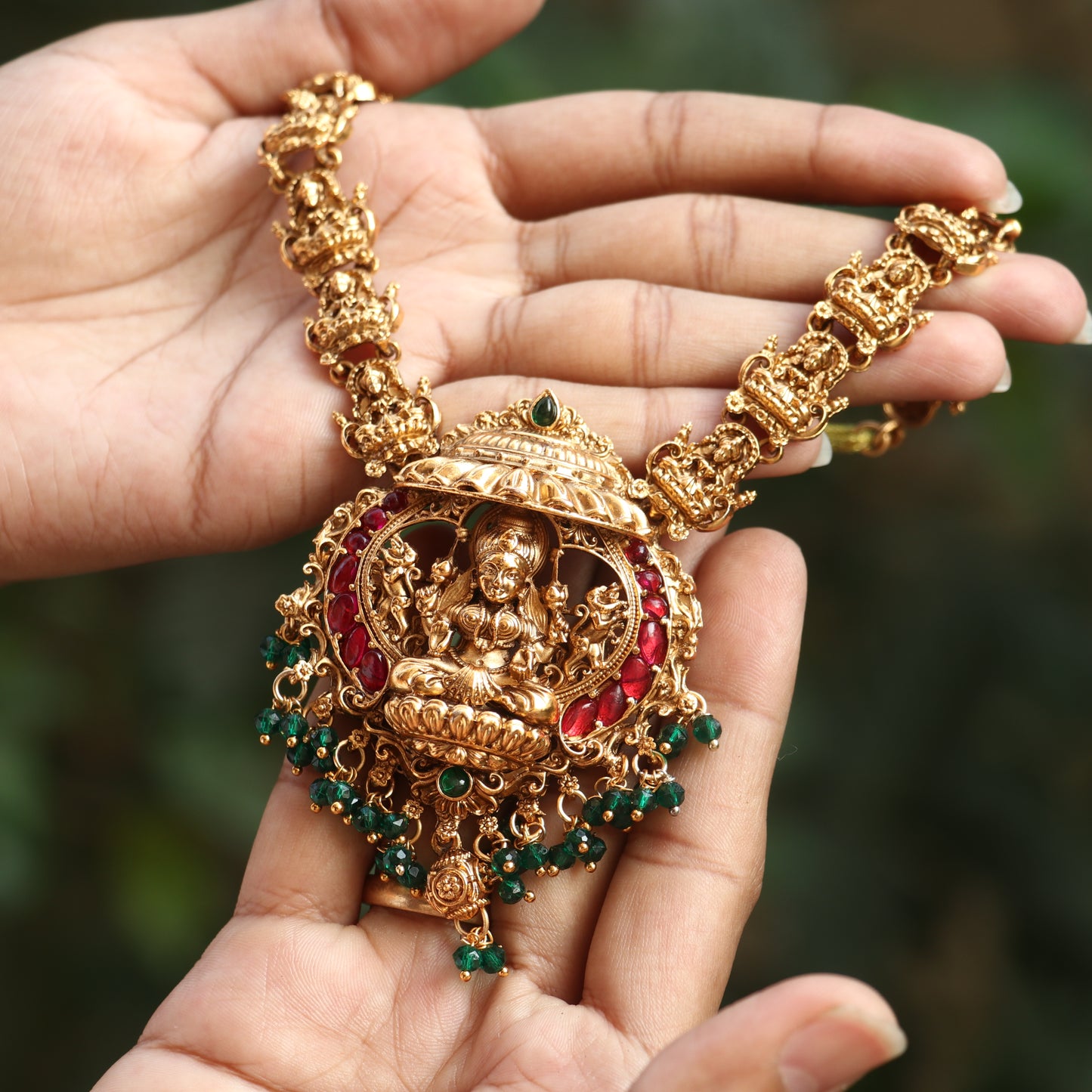 Antique Lakshmi Bridal Jewellery Set