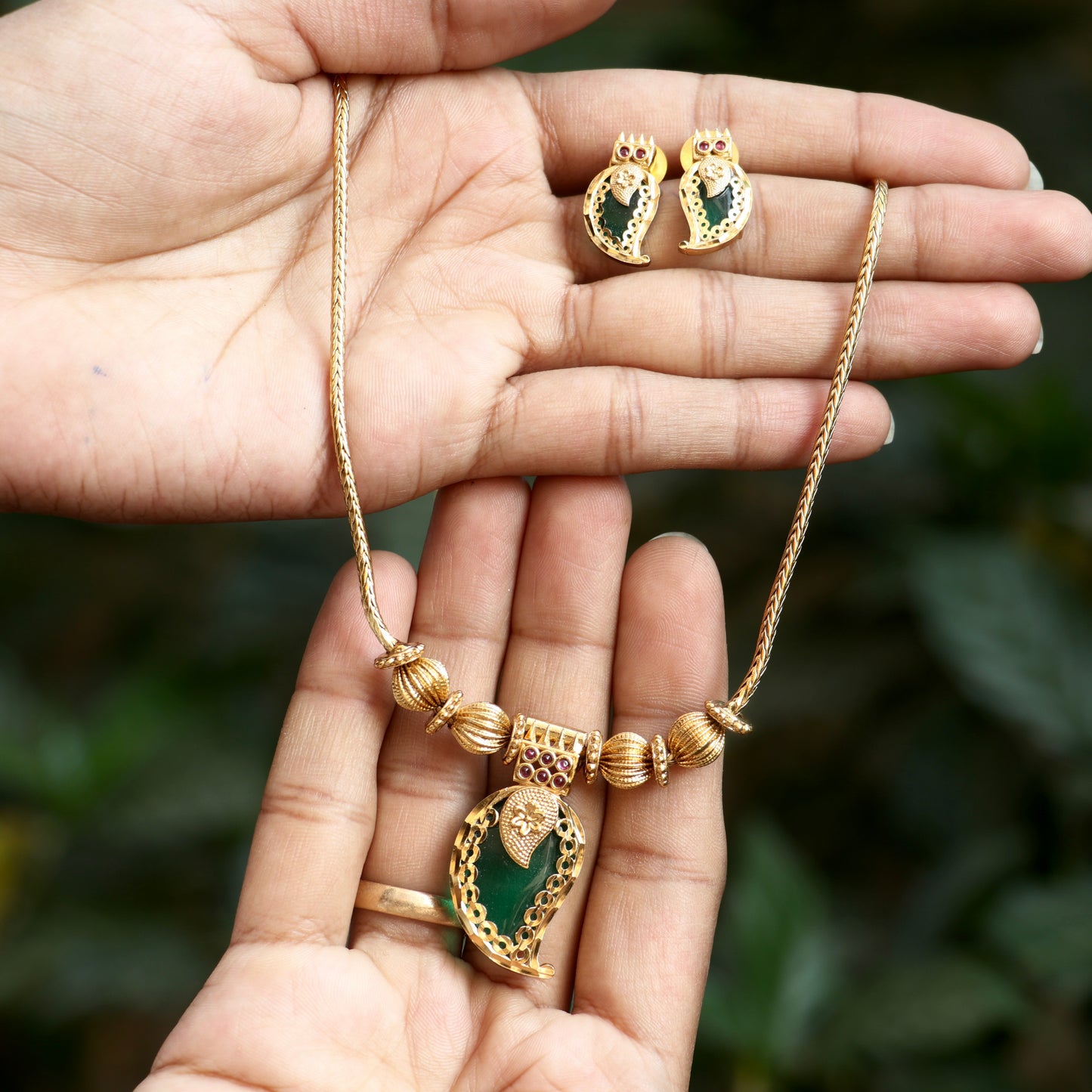 Antique Mango Kerala Necklace