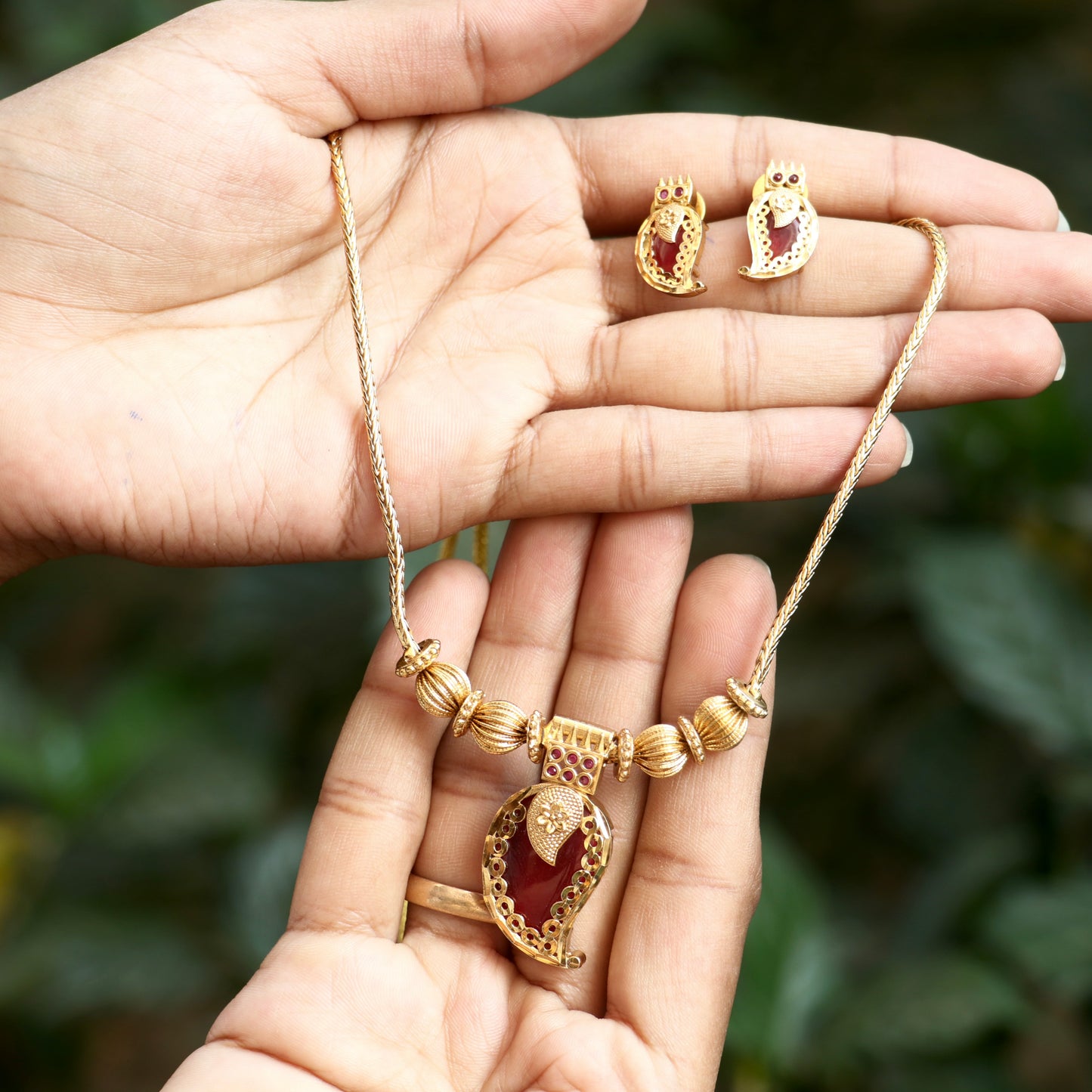 Antique Mango Kerala Necklace