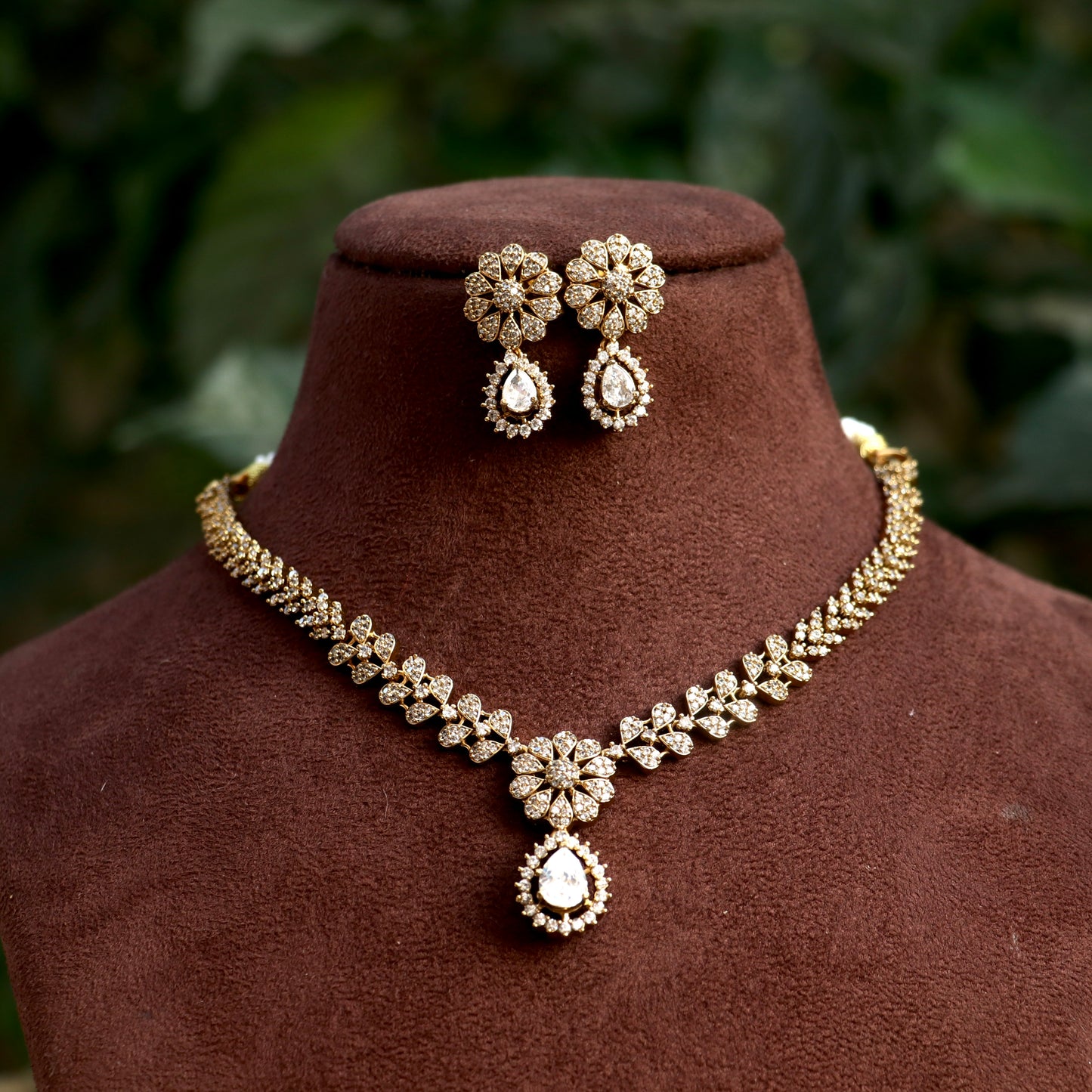 Interchangeable AD Stone Necklace