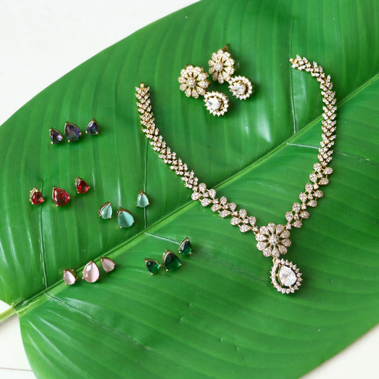 Interchangeable AD Stone Necklace