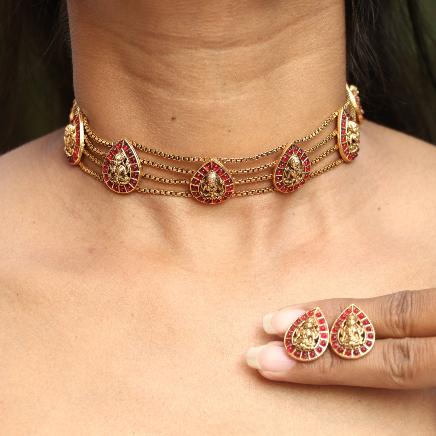 Antique Lakshmi Kemp Choker