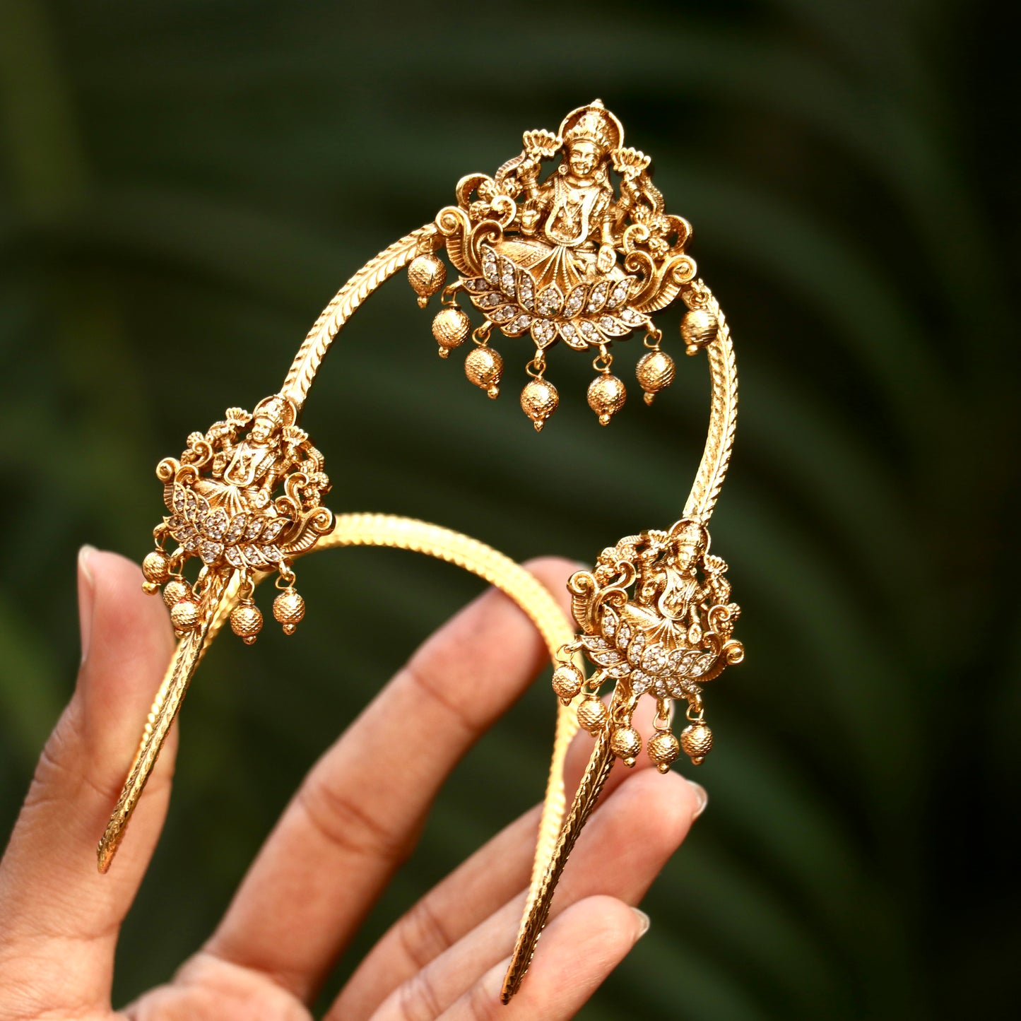 Antique Lakshmi Armlet Pair