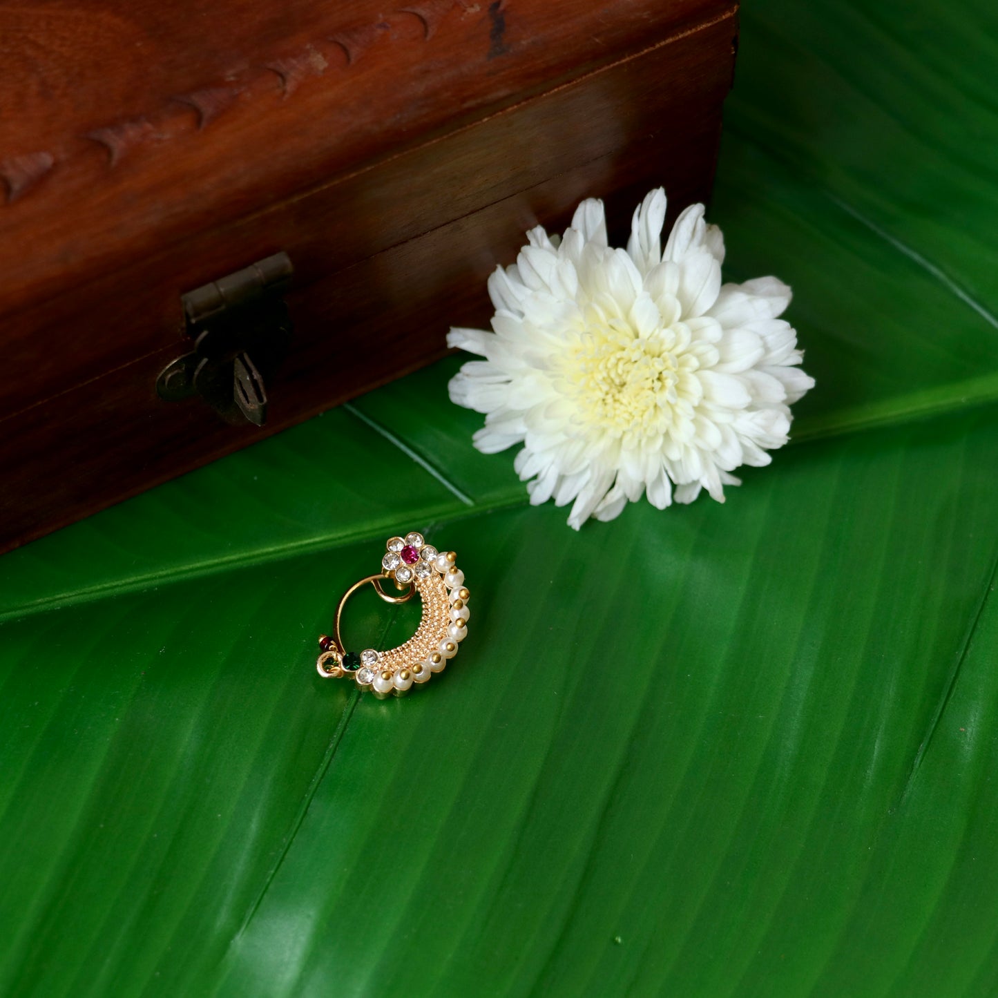 Adjustable Maharashtrian Nath Nose Pin