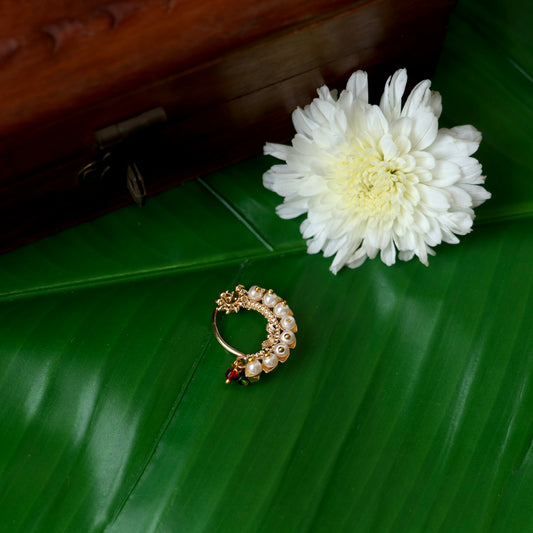 Adjustable Maharashtrian Nath Nose Pin
