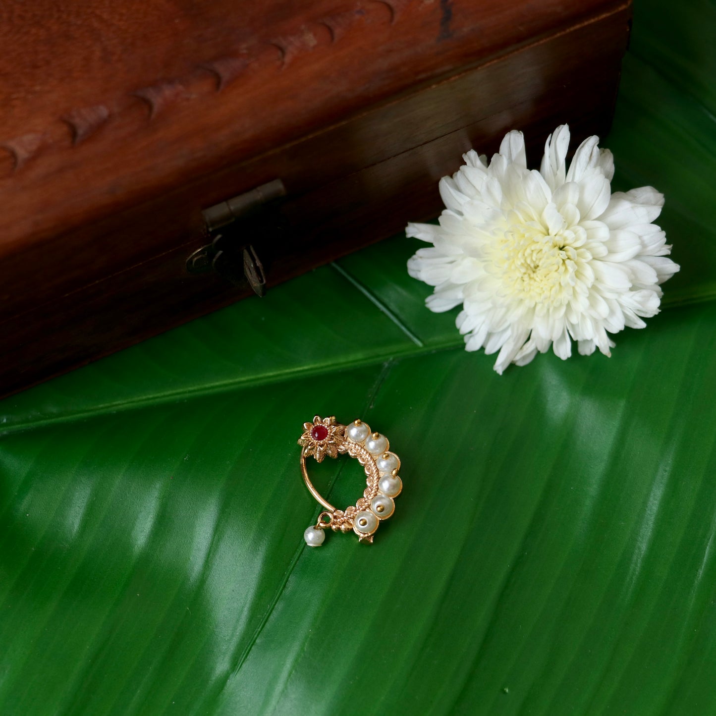 Adjustable Maharashtrian Nath Nose Pin